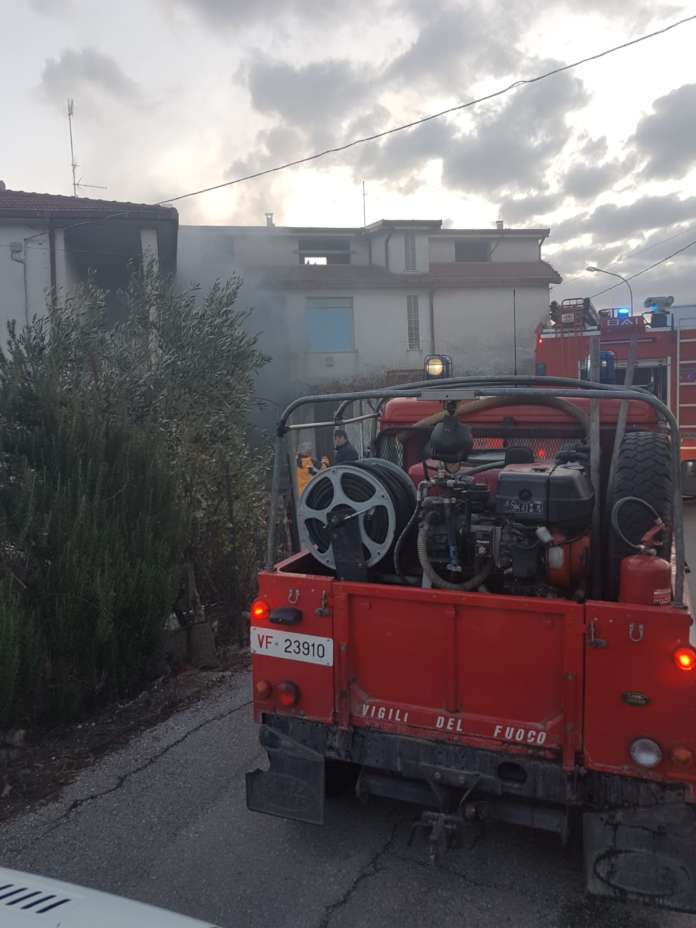vigili del fuoco incendio