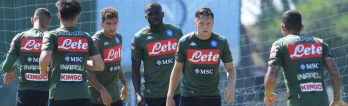 Napoli allenamento