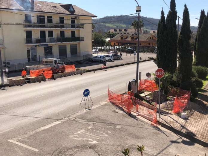 cantiere semaforo Malche