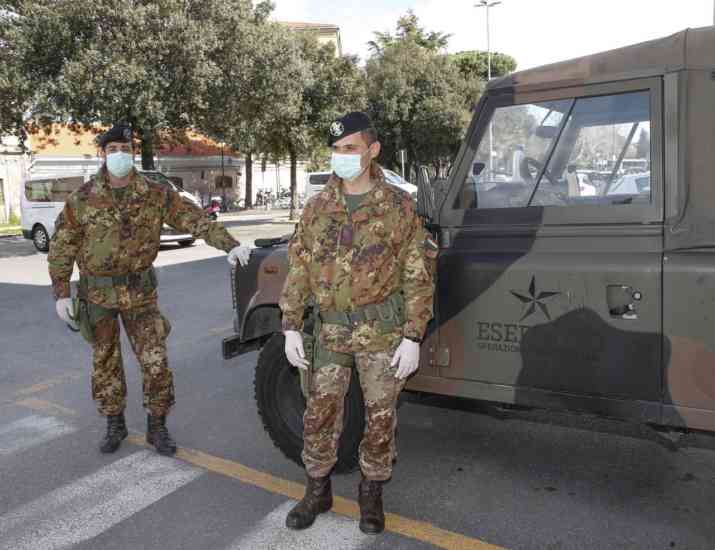 esercito controlli coronavirus
