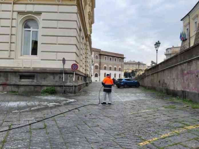 Sanificazione strade Benevento (1)