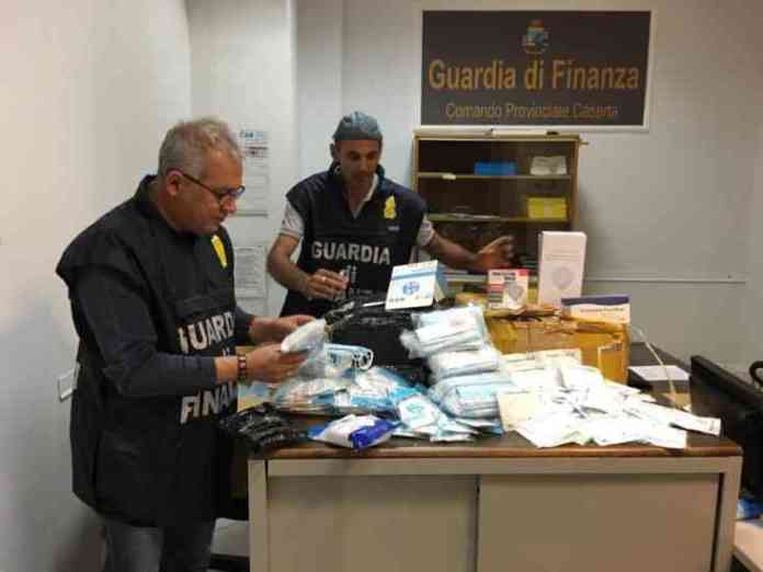 Mascherine sequestrate a grossista cinese 13-5-2020