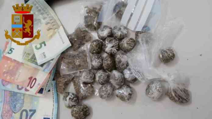 droga sequestrata alla rotonda di San Nicola 7-5-2020
