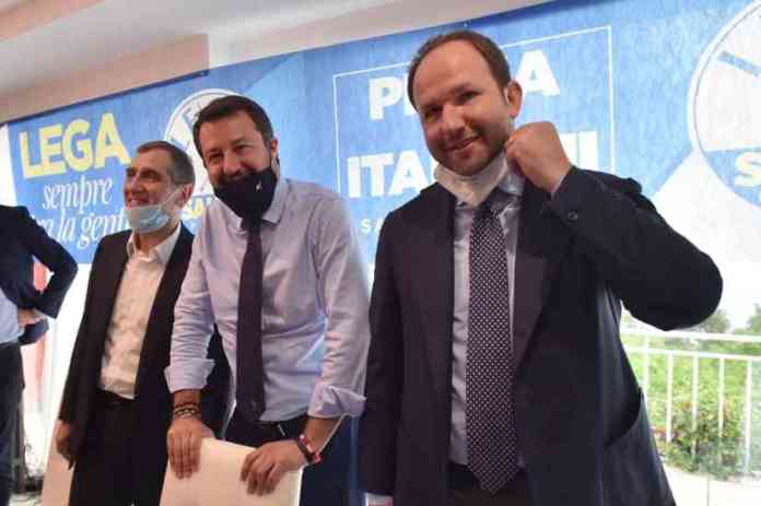 Gianpiero Zinzi con Salvini