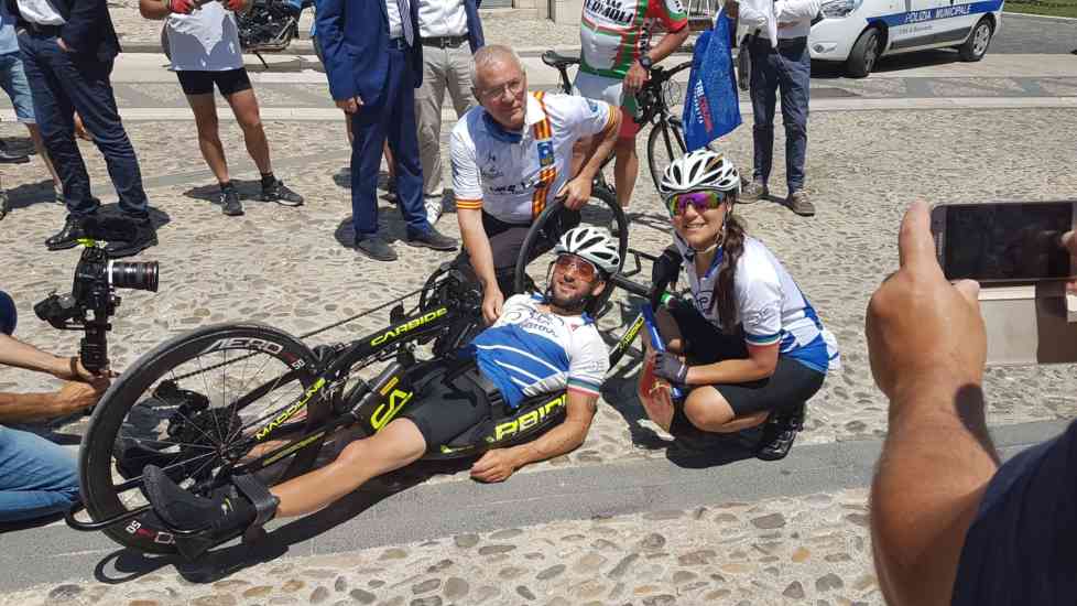 arrivo staffetta benevento