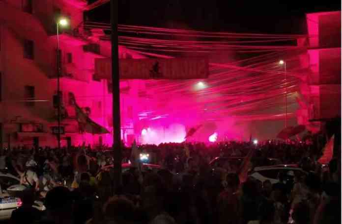 festa tifosi benevento