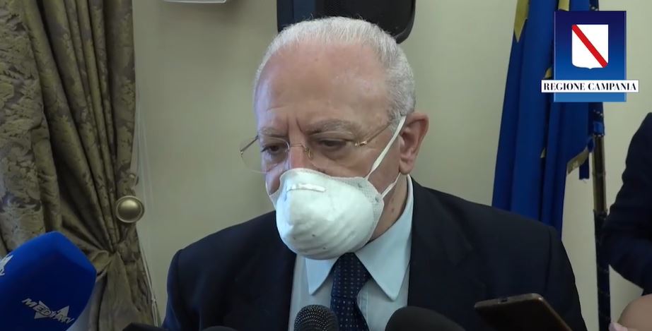 De Luca incontro stampa