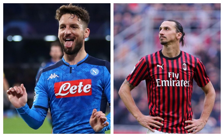 Napoli-Milan Mertens Ibra