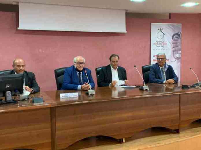 Mastella e Ferrante conferenza ospedale