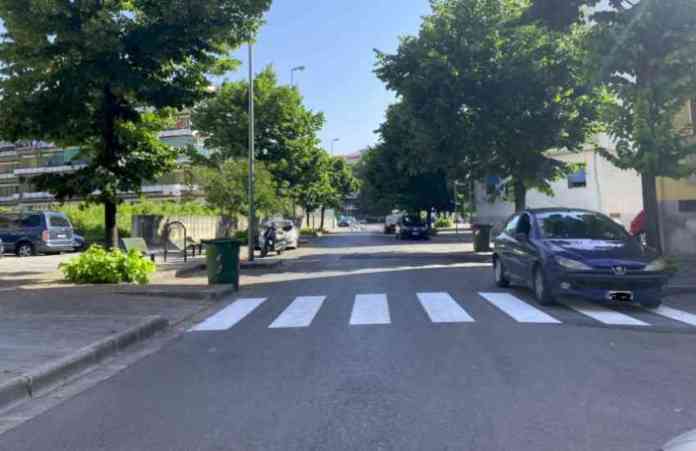 strisce pedonali salerno