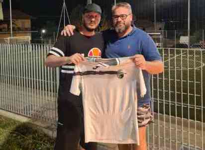 Fabio Lanni e il team manager Piergiuseppe Bordi Campana Futsal