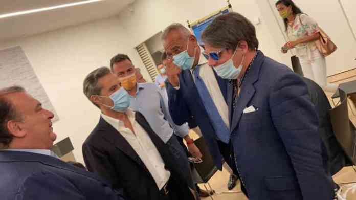 Eziolino Capuano e Stefano Caldoro