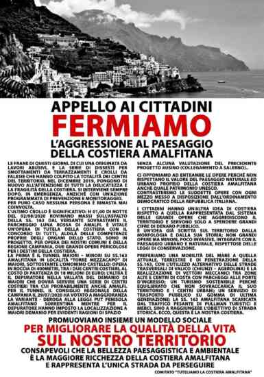 protesta cittadini costiera