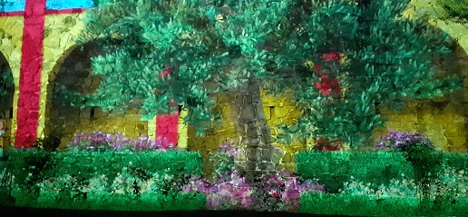 Giardino Villa Romana in 3D Videomapping