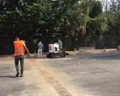 Lavori Parco Aranci Caserta 16-9-2020