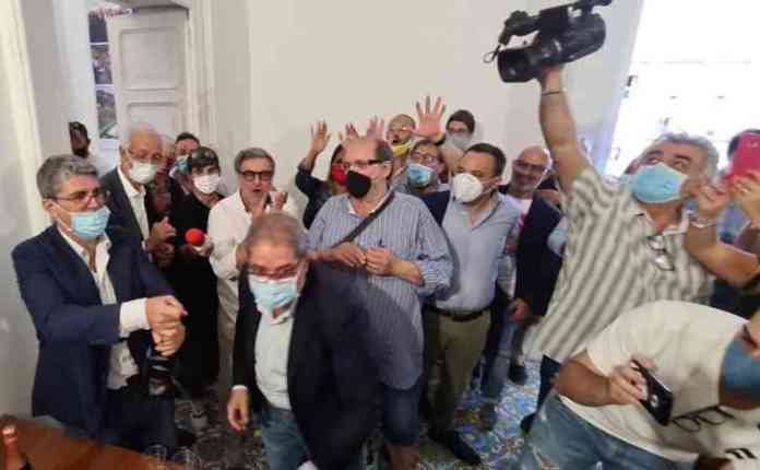festa elezioni sindaco Servalli cava de tirreni