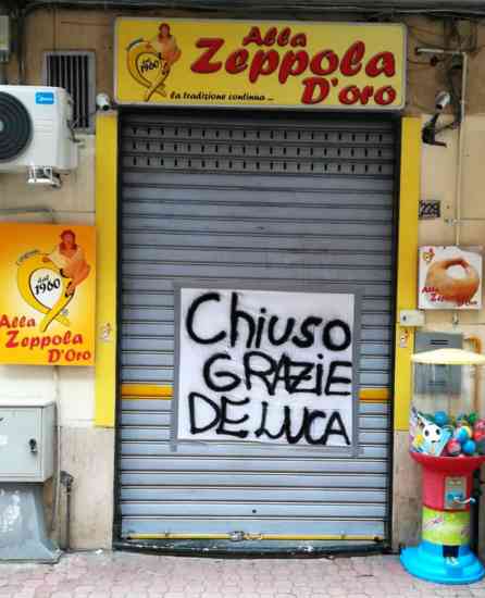 Zeppola d'oro chiusa