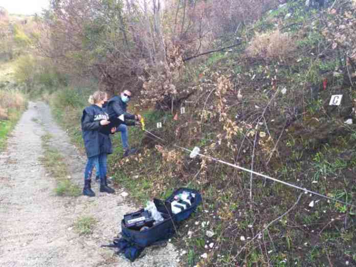 incendio boschi del Parco del Partenio pastore carabinieri
