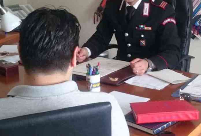 Carabinieri denuncia