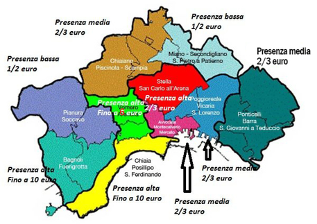 Mappa parcheggiatori abusivi Napoli mappa parcheggiatori abusivi municipalità