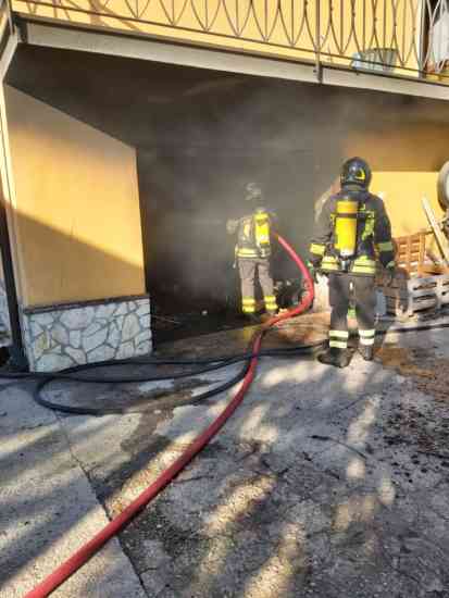 incendio puglianello deposito