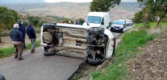 incidente benevento auto capovolta (3)
