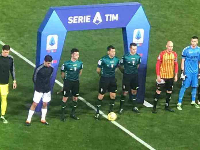 terna arbitrale Benevento-Juventus