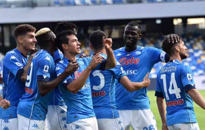 Napoli gol esultanza