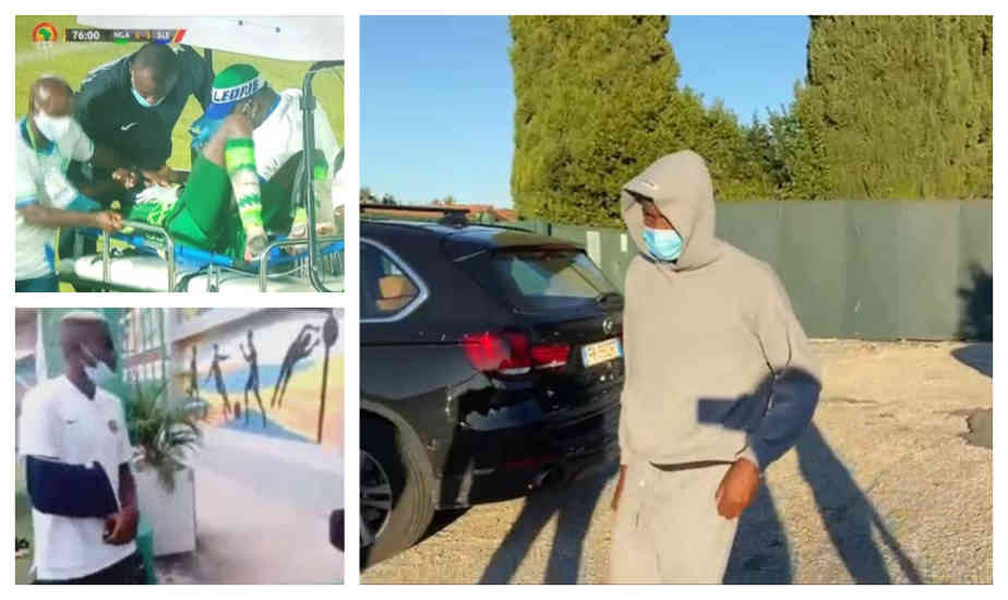 osimhen infortunio