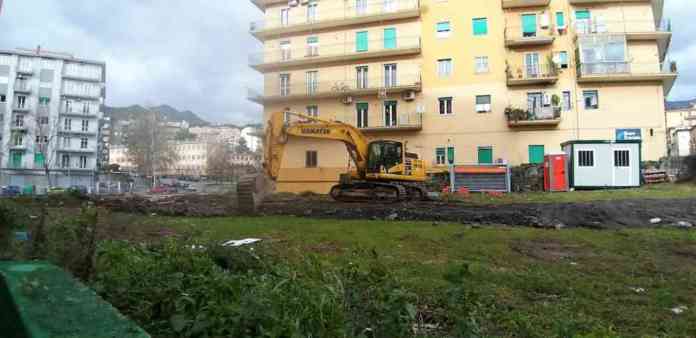 Via Irno lavori