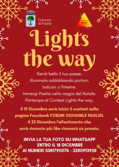 lights the way paolisi