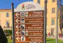 Reggia, Belvedere e i siti “nascosti”: nuova segnaletica turistica a Caserta