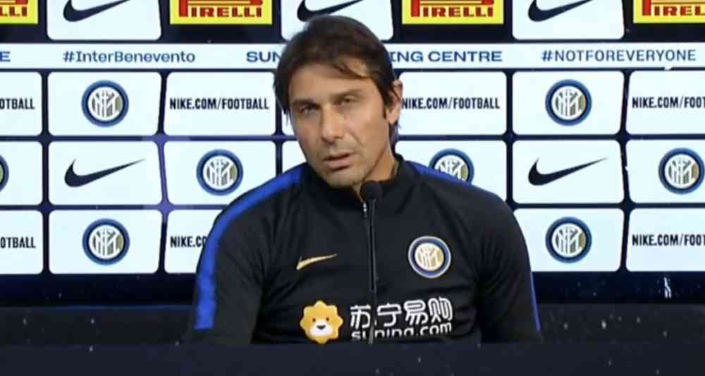 Conte conferenza pre Benevento
