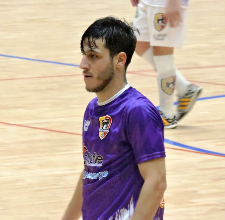 Emanuele Volonnino, autore del 2-0 contro lo Spartak San Nicola