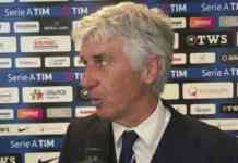 Atalanta, Gasperini: “Partita difficile, il Napoli ha giocato molto bene”