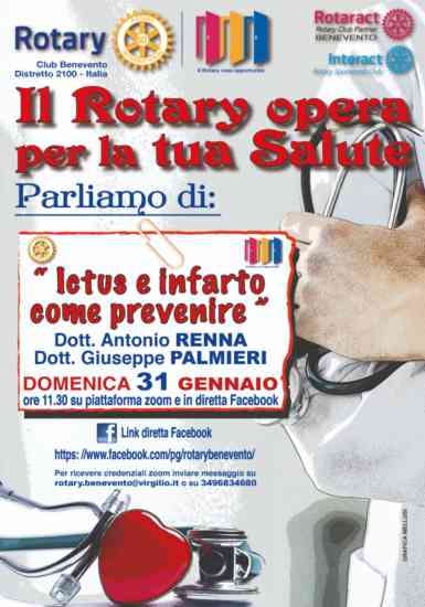 Il Rotary per la salute Renna-Palmieri