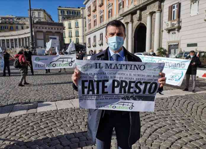 Napoli manifestazione trasporto