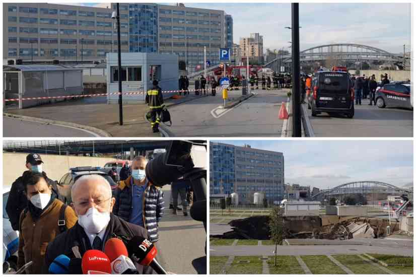 De Luca Covid Ospedale del Mare