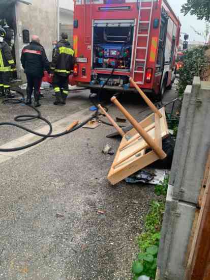 incendio telese via tarvisio