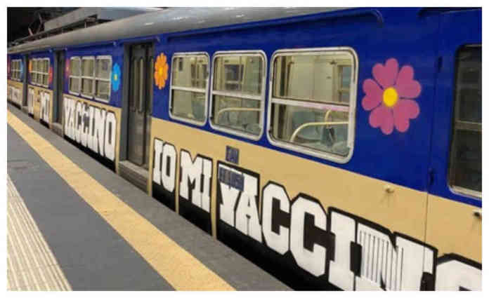 treno io mi vaccino