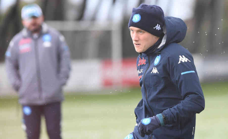 zielinski allenamento