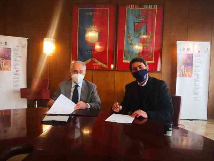 Firma Marino-Aglione su accordo atti anagrafe in edicole 18-2-2021