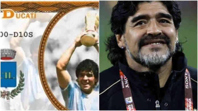 Maradona banconota