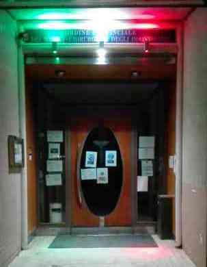 Sede Ordine Medici illuminata