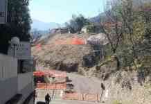 Viadotto Gatto, sbancamento e lavori al costone