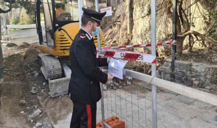 frana amalfi carabinieri