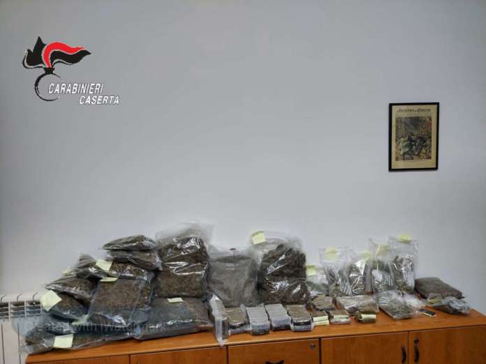 sequestro droga caserta