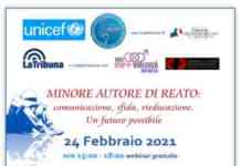 “Minore autore di reato”, il webinar dell’Unicef Benevento online mercoledì