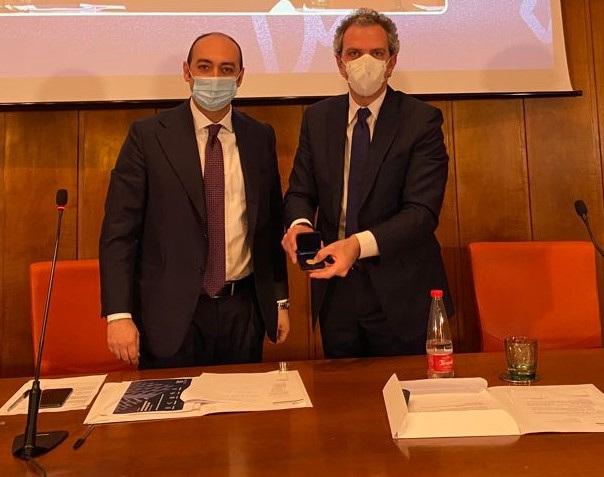 Beniamino Schiavone e Gianluigi Traettino