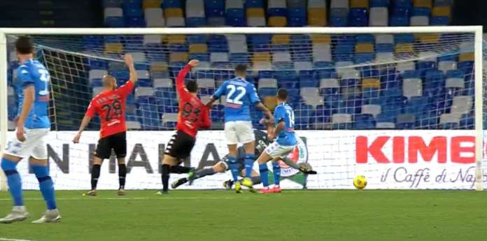 Gol Mertens vs Benevento